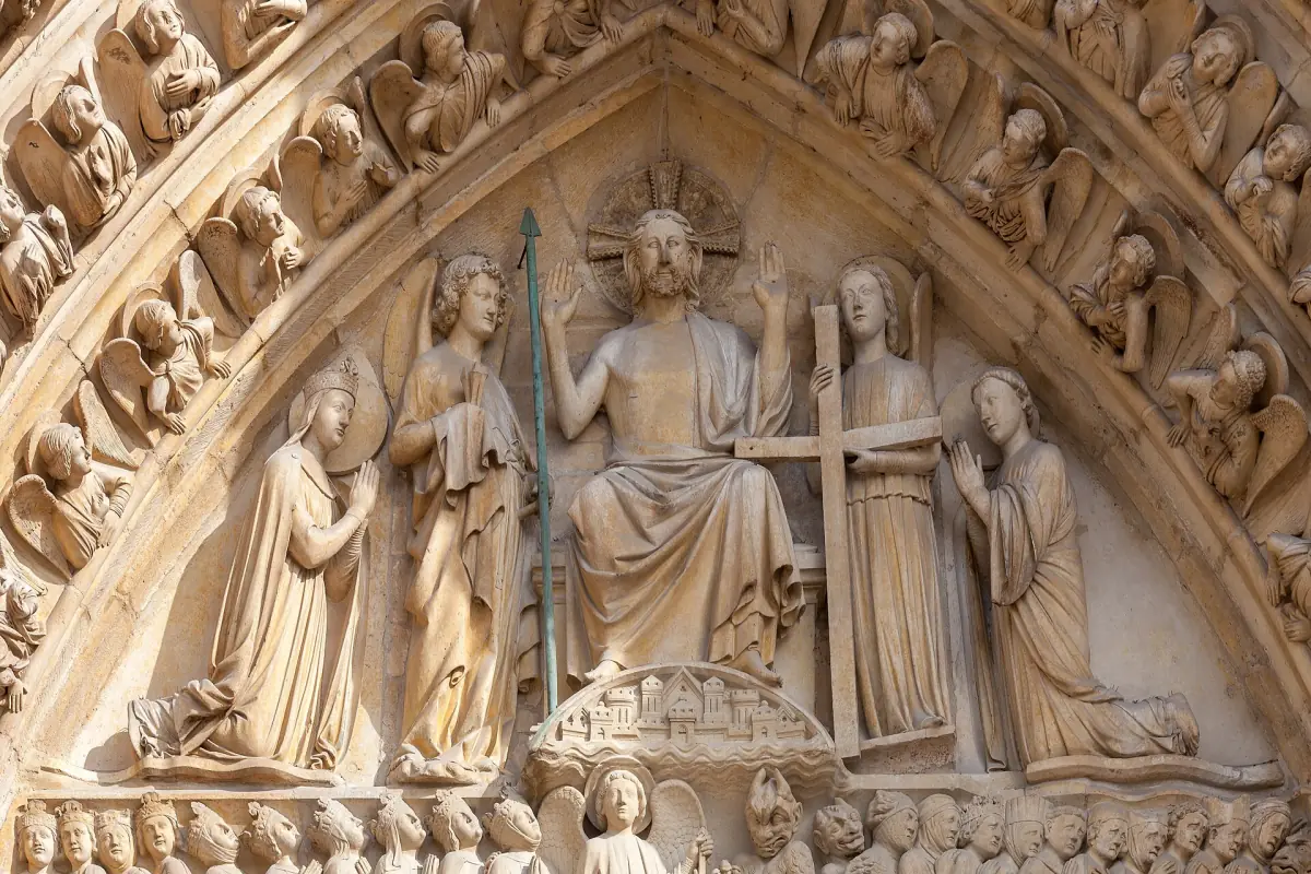 Das Portal des Jüngsten Gerichts an Notre-Dame